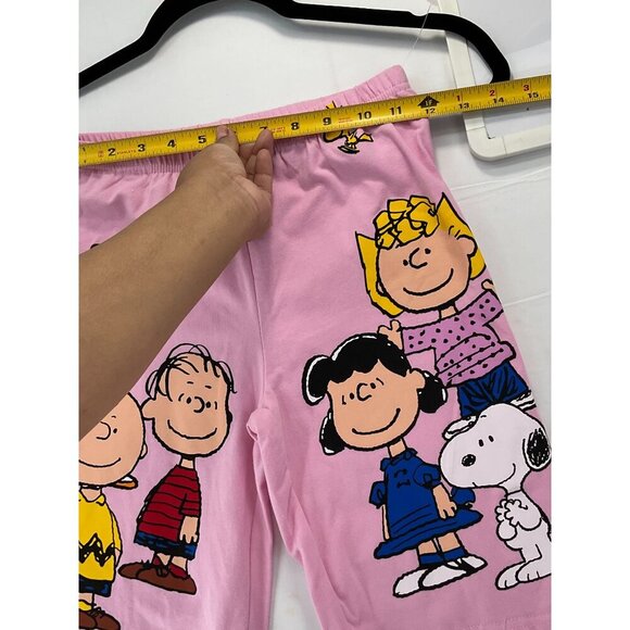 Peanuts Pink Lounge Shorts Featuring Charlie Brown & Friends - Picture 3 of 9